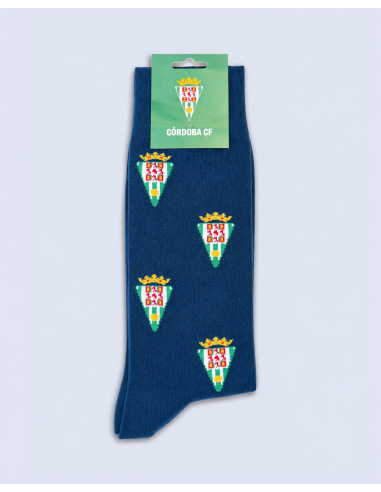 CALCETÍN AZUL MARINO ESCUDOS