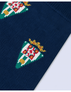 CALCETÍN AZUL MARINO ESCUDOS 2